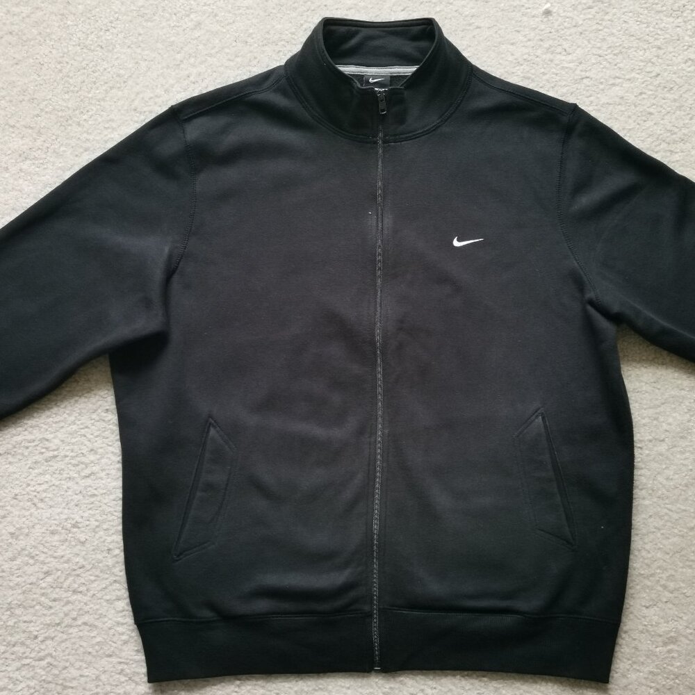 Nike Better World Black Cotton Zip Up Jacket Size XL